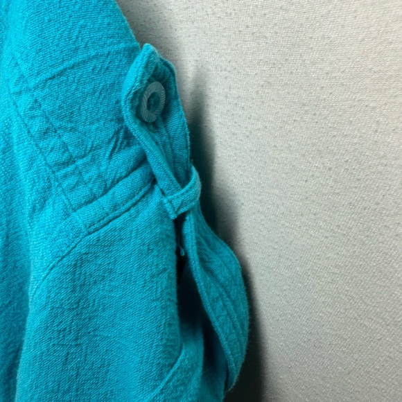 Chico’s Top Size 0 Turquoise - Picture 9 of 9